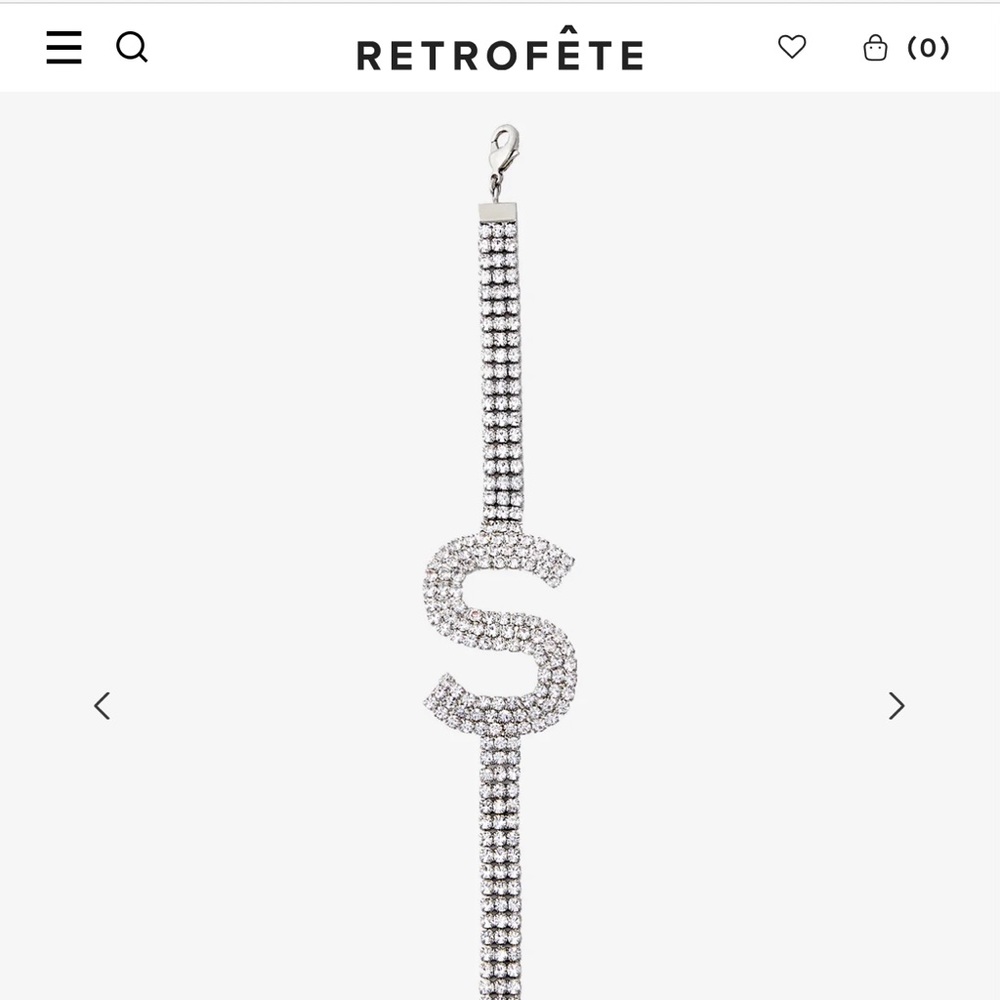 Retrofete “S” bracelet